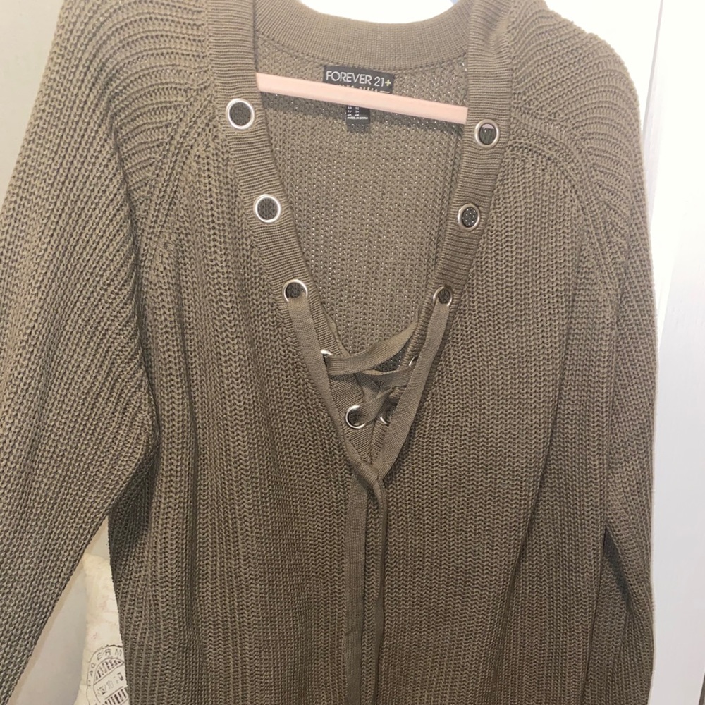 Green sweater